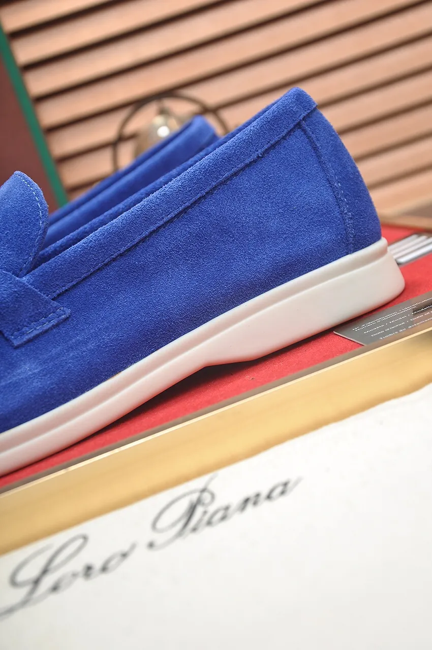 Men's shoes 💰400💶[𝐥𝐨𝐫𝐨 𝐏𝐢𝐚𝐧𝐚] [Couple model] High-end quality, affordable price, LP classic loafers, Italian treasure brand, the only brand that can match Hermès! Only after wearing it do we know that we can’t live up to our feet. Women’s code: 35-40 (customized sizes 34, 41, 42 are non-returnable) Men’s code: 38-44 (customized 45, 46, 47, 48 are non-refundable) Fabric: Customized imported cashmere Lining: Customized imported fetal cowhide Foot: Imported benzene-dyed calfskin Outsole: Exclusive original glass rubber outsole